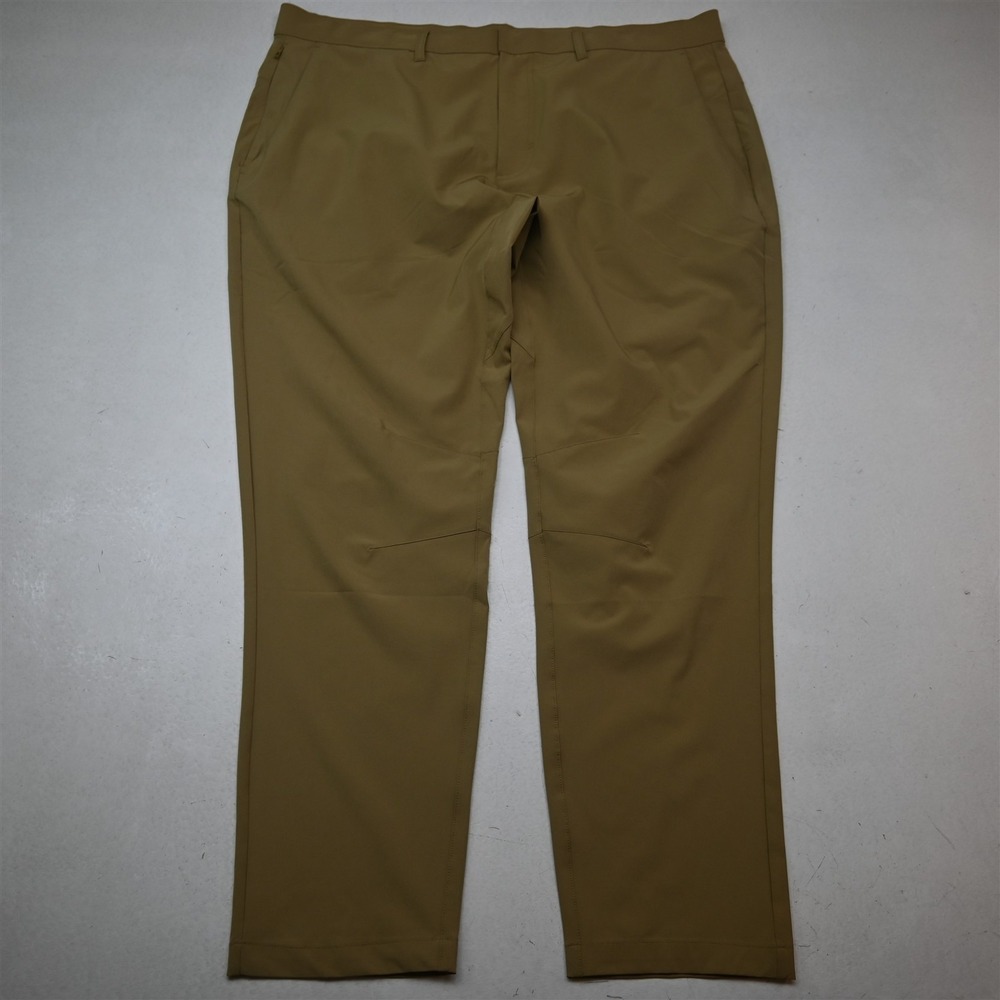 Fabletics 40x30 Khaki The Only Golf Performance Dress Mens Pants